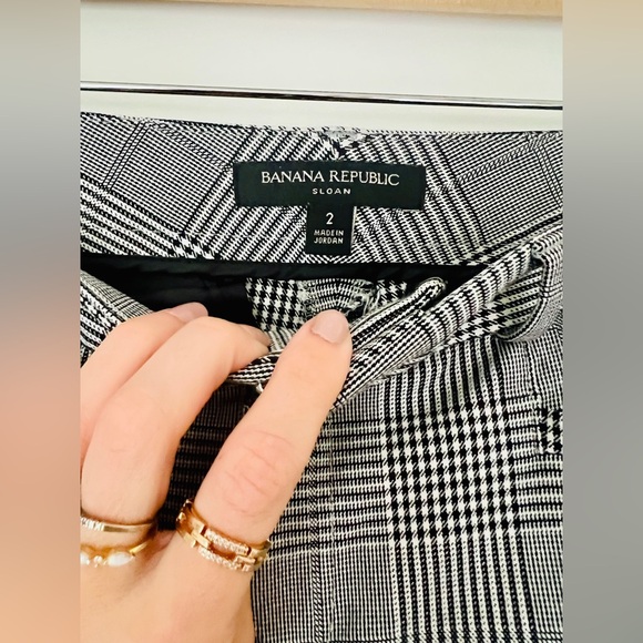 Banana Republic | Sloan Skinny Fit Plaid Pants - Picture 5 of 8